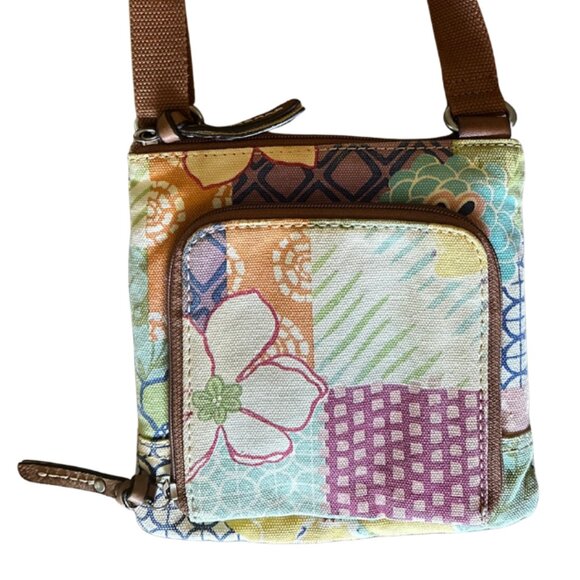 Fossil Multicolor Patchwork Crossbody Bag - Picture 2 of 7
